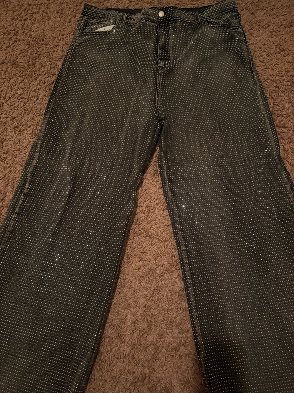 Daisy Black Denim High-Rise Jeans